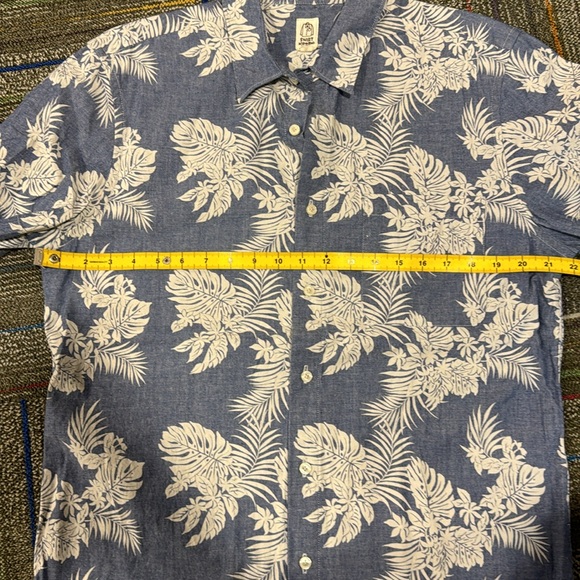 KATO' Slim French Seam Aloha Chambray w/ detail - light indigo - Picture 4 of 5